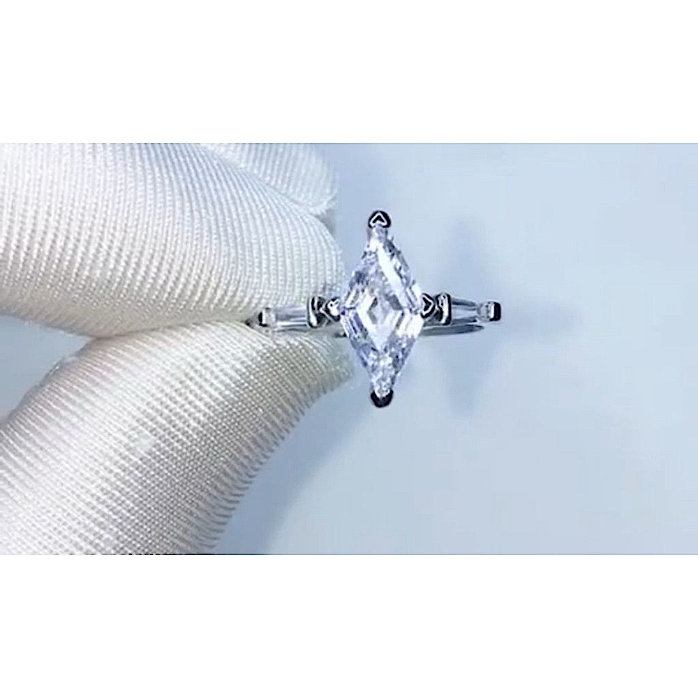 NEW Women's Marquis Platinum Plated Simulated Diamond Band Ring Size 7